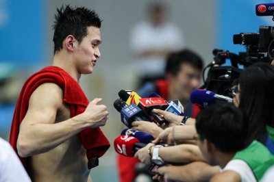 ​孙杨回应药检事件：不惧怕诋毁和造谣，真想总有大白的一天