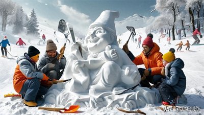 ​雪雕艺术，手把手教你雕刻童话世界！